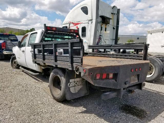 1GD412C80DF190506 - 2013 GMC SIERRA C35 WHITE photo 3