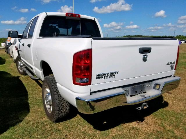 3D3KS28C75G737090 - 2005 DODGE RAM 2500 S Սպիտակ լուսանկար 3