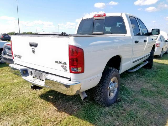 3D3KS28C75G737090 - 2005 DODGE RAM 2500 S Սպիտակ լուսանկար 4