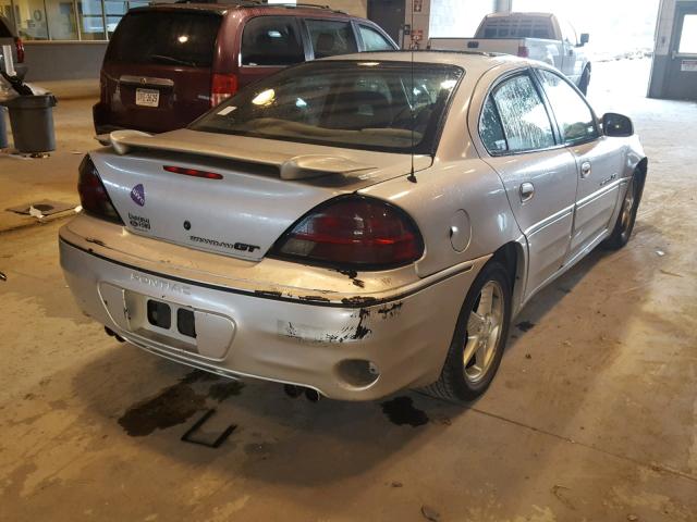 1G2NV52E71C151340 - 2001 PONTIAC GRAND AM G SILVER photo 4