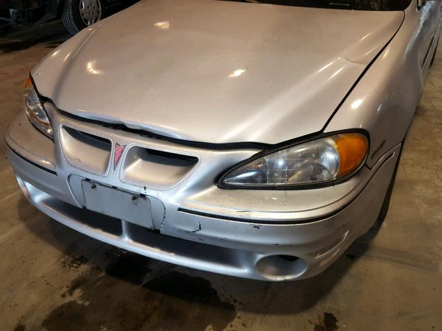 1G2NV52E71C151340 - 2001 PONTIAC GRAND AM G SILVER photo 9