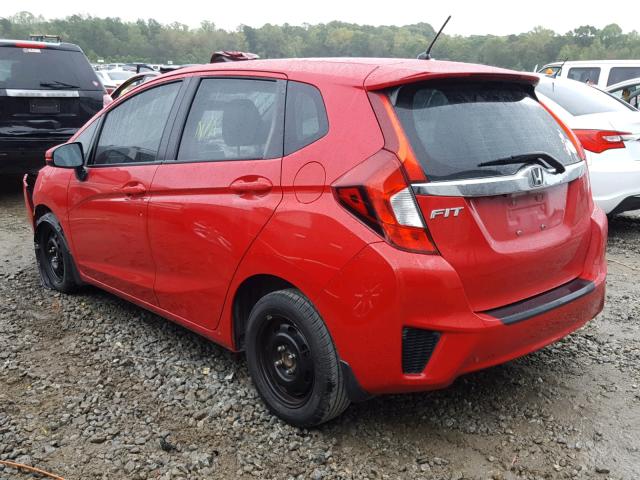 3HGGK5H81FM755889 - 2015 HONDA FIT EX RED photo 3