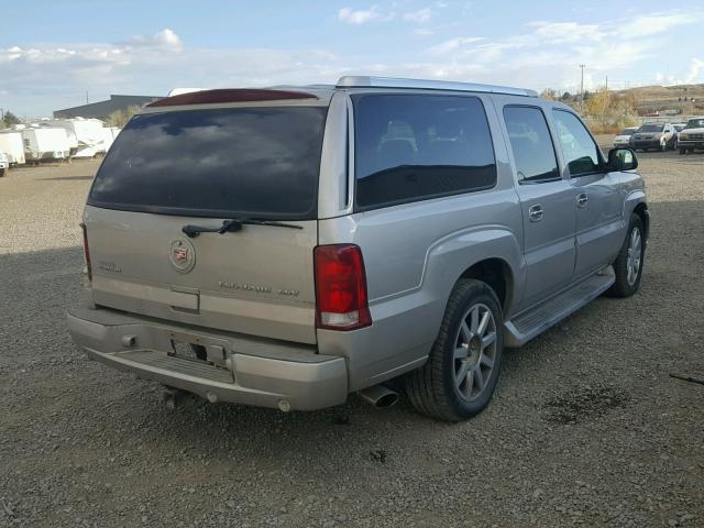 3GYFK66N34G272791 - 2004 CADILLAC ESCALADE E SILVER photo 4