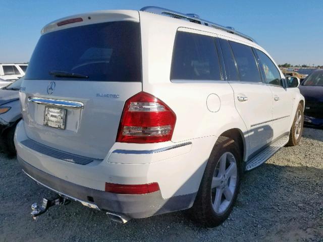 4JGBF25E49A484796 - 2009 MERCEDES-BENZ GL WHITE photo 4