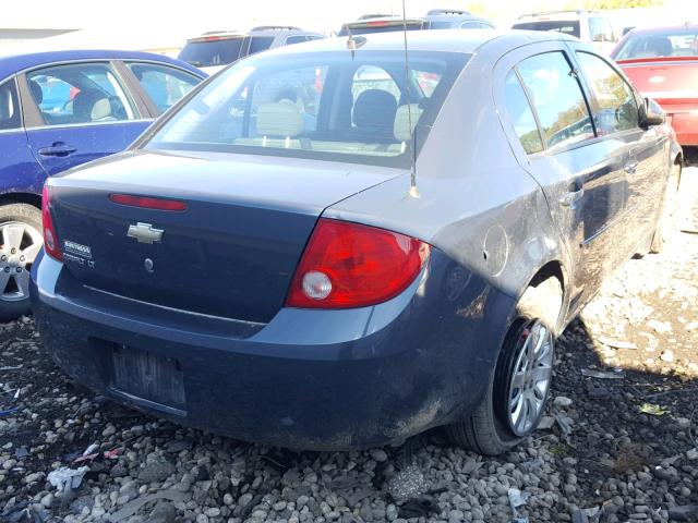 1G1AT58H297189900 - 2009 CHEVROLET COBALT LT GRAY photo 4