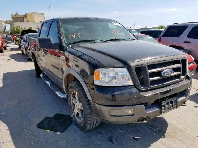 1FTPW14585KE14146 - 2005 FORD F150 SUPER BLACK photo 1