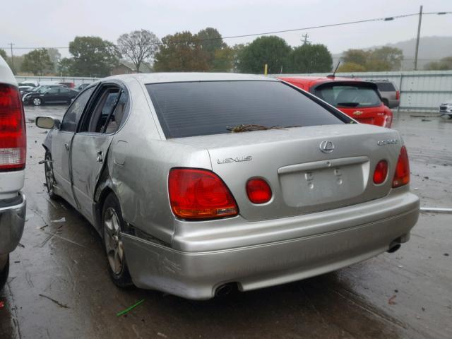 JT8BD69SX20151482 - 2002 LEXUS GS 300 SILVER photo 3