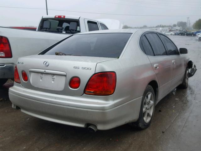 JT8BD69SX20151482 - 2002 LEXUS GS 300 SILVER photo 4