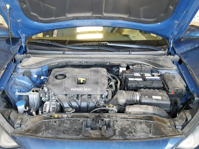 5NPD84LF6HH088634 - 2017 HYUNDAI ELANTRA BLUE photo 7