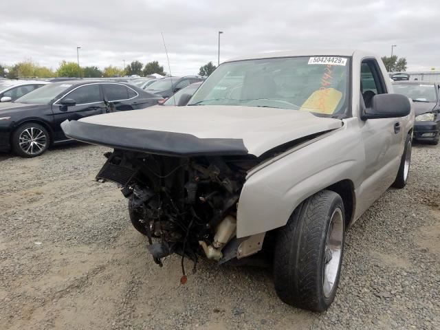 3GCEC14V16G137705 - 2006 CHEVROLET SILVERADO GRAY photo 2