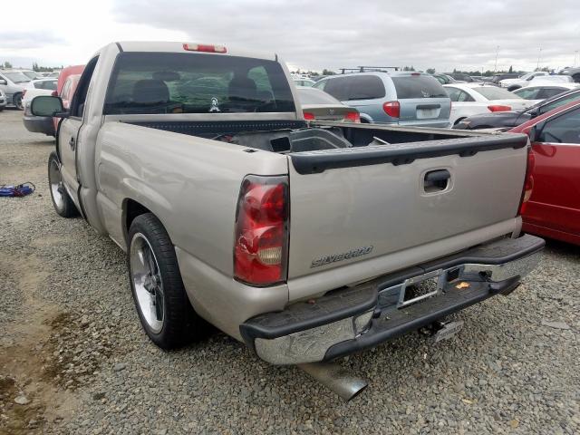 3GCEC14V16G137705 - 2006 CHEVROLET SILVERADO GRAY photo 3