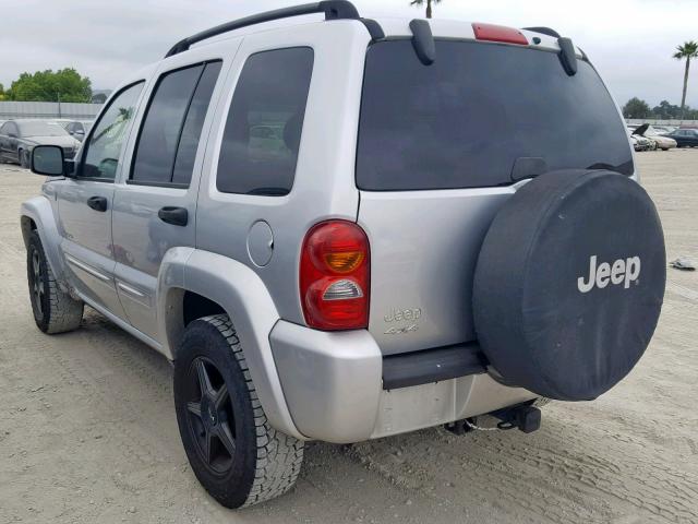 1J4GL58K34W244926 - 2004 JEEP LIBERTY LI SILVER photo 3