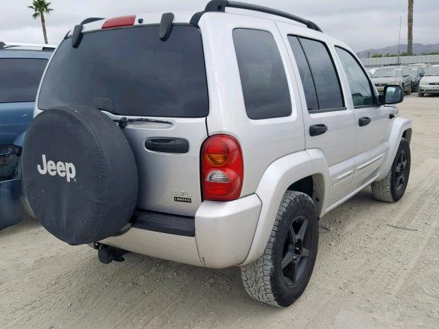 1J4GL58K34W244926 - 2004 JEEP LIBERTY LI SILVER photo 4