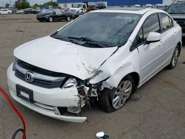 19XFB2F99CE006753 - 2012 HONDA CIVIC EXL 白色 照片 2