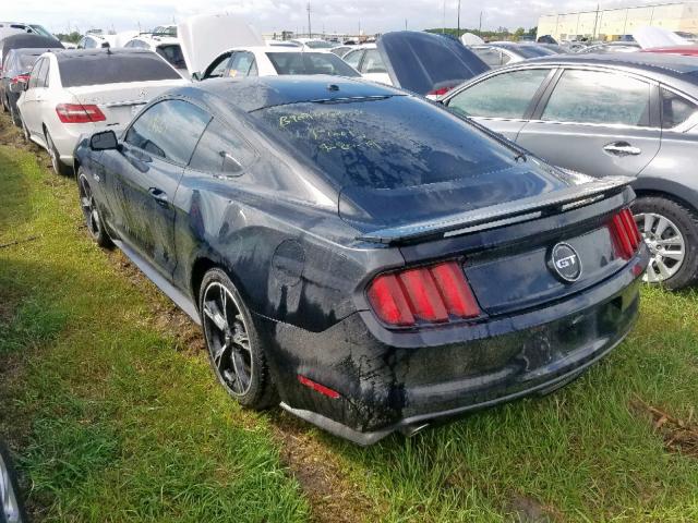 1FA6P8CF9H5209603 - 2017 FORD MUSTANG GT BLACK photo 3