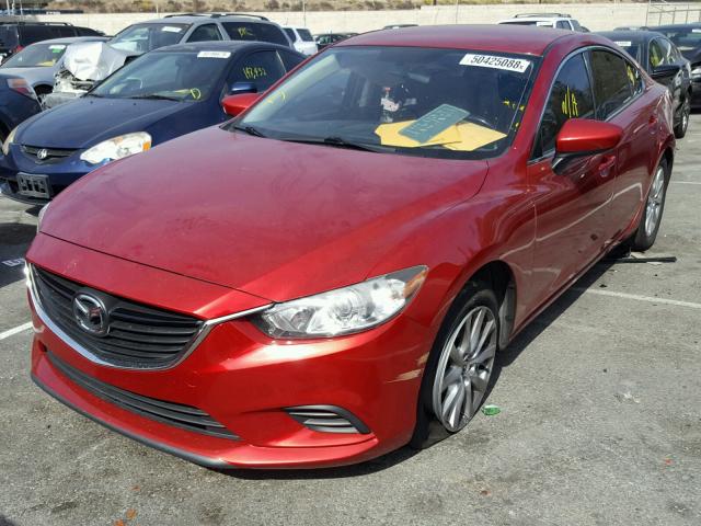 JM1GJ1U58F1220349 - 2015 MAZDA 6 SPORT RED photo 2