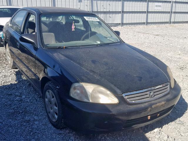 1HGEJ6672XL027219 - 1999 HONDA CIVIC LX BLACK photo 1