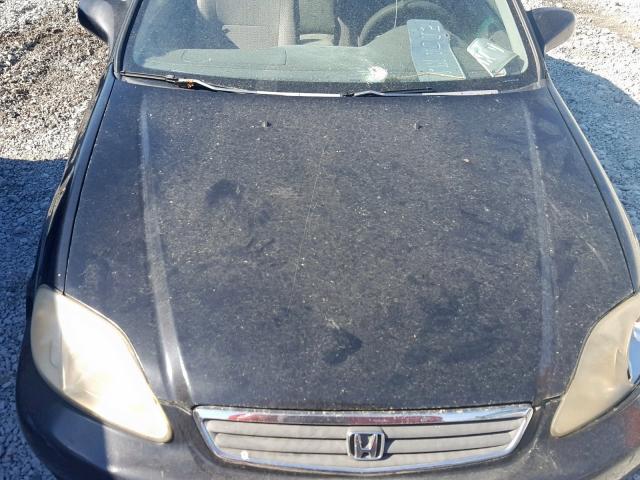 1HGEJ6672XL027219 - 1999 HONDA CIVIC LX BLACK photo 7