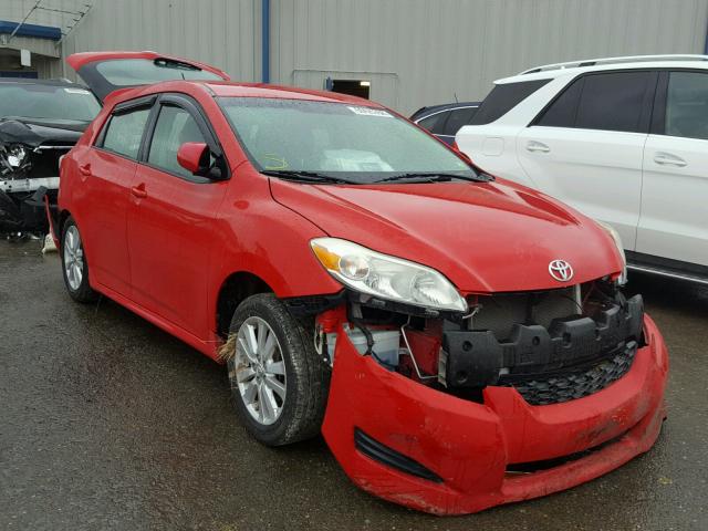 2T1KU40E19C042857 - 2009 TOYOTA COROLLA MA RED photo 1