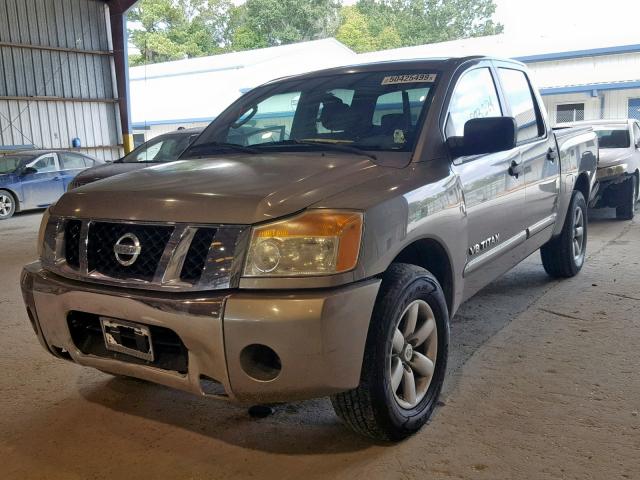 1N6BA07D58N336401 - 2008 NISSAN TITAN XE GRAY photo 2