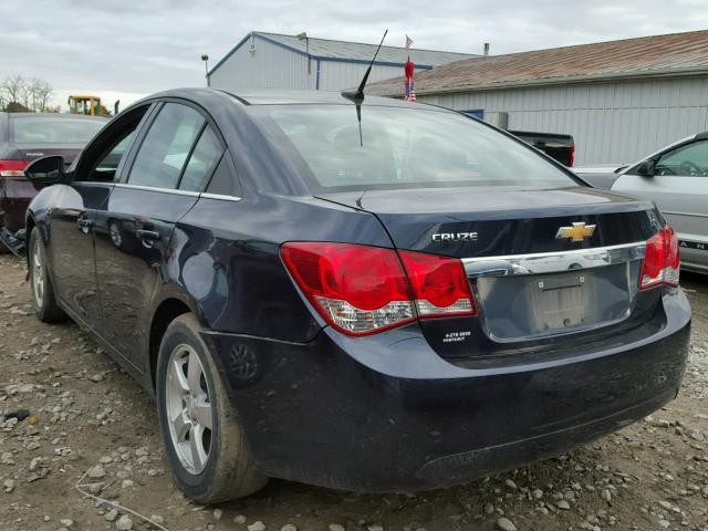 1G1PC5SB0E7269642 - 2014 CHEVROLET CRUZE LT BLUE photo 3