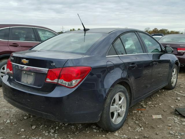 1G1PC5SB0E7269642 - 2014 CHEVROLET CRUZE LT BLUE photo 4