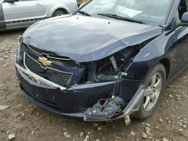 1G1PC5SB0E7269642 - 2014 CHEVROLET CRUZE LT BLUE photo 9