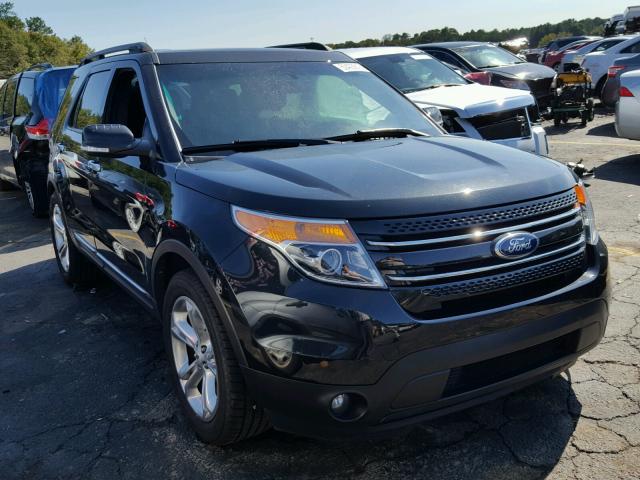 1FM5K7F86DGC25330 - 2013 FORD EXPLORER L BLACK photo 1