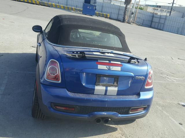 WMWSY3C52CT144515 - 2012 MINI COOPER ROA BLUE photo 10