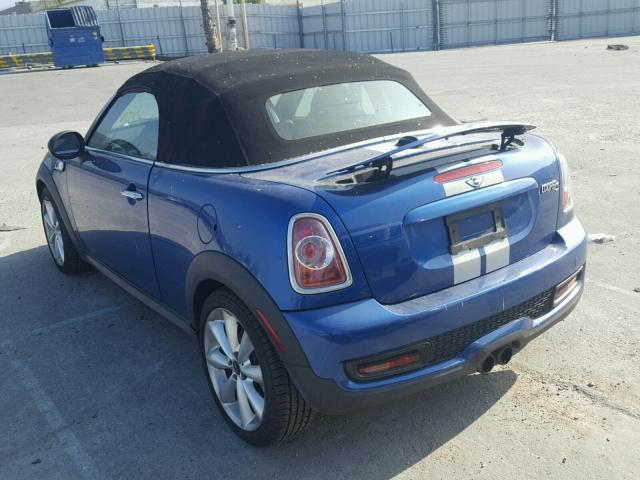 WMWSY3C52CT144515 - 2012 MINI COOPER ROA BLUE photo 3