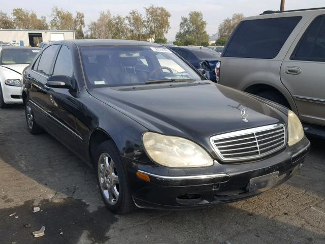 WDBNG75J22A275022 - 2002 MERCEDES-BENZ S 500 BLACK photo 1