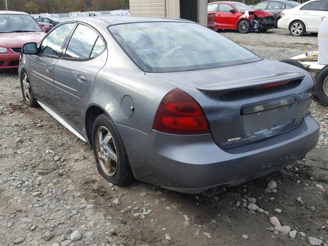 2G2WP522341244337 - 2004 PONTIAC GRAND PRIX SILVER photo 3