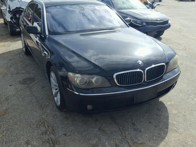 WBAHN83537DT73205 - 2007 BMW 750 BLACK photo 1