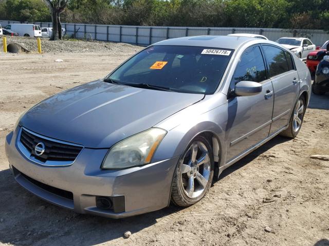 1N4BA41E57C851507 - 2007 NISSAN MAXIMA SE SILVER photo 2