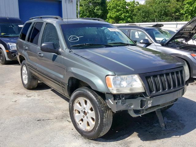 1J4GW58N64C124251 - 2004 JEEP GRAND CHER GREEN photo 1