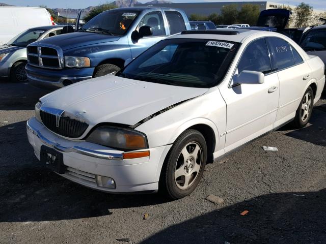 1LNHM87A7YY858854 - 2000 LINCOLN LS WHITE photo 2
