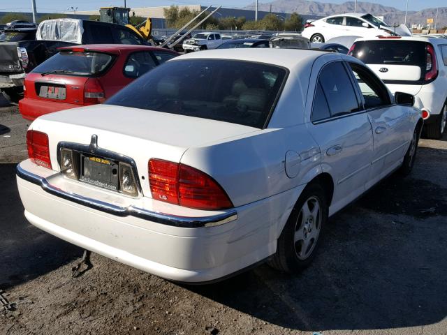 1LNHM87A7YY858854 - 2000 LINCOLN LS WHITE photo 4