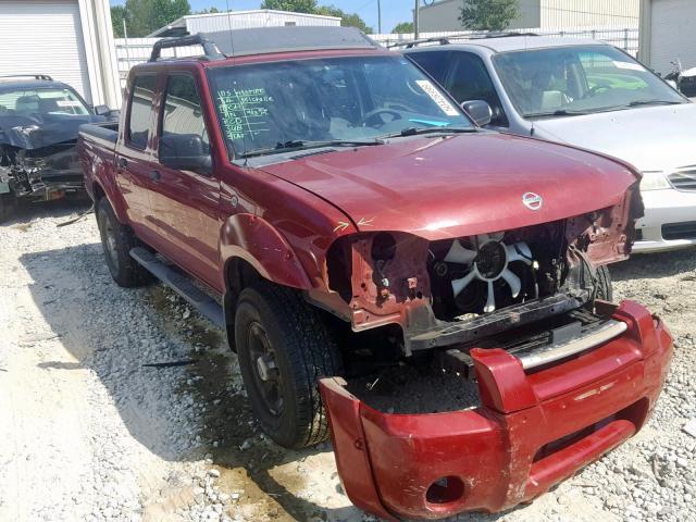 1N6ED27T74C413203 - 2004 NISSAN FRONTIER C RED photo 1