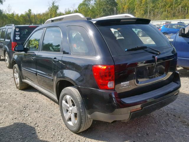 2CKDL63F966212223 - 2006 PONTIAC TORRENT BLACK photo 3