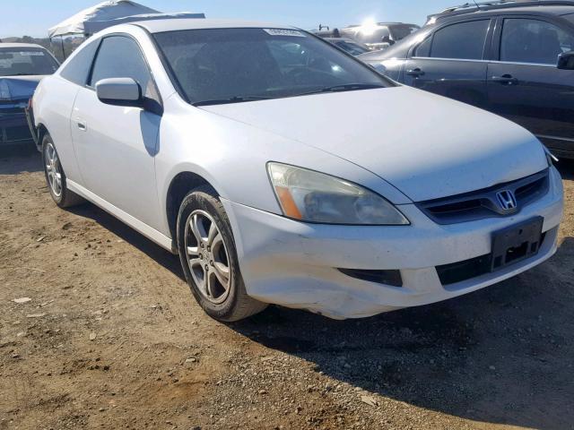 1HGCM72367A008076 - 2007 HONDA ACCORD LX WHITE photo 1