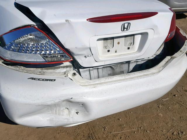 1HGCM72367A008076 - 2007 HONDA ACCORD LX WHITE photo 9