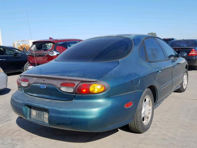 1FALP52UXVG160011 - 1997 FORD TAURUS GL GREEN photo 4