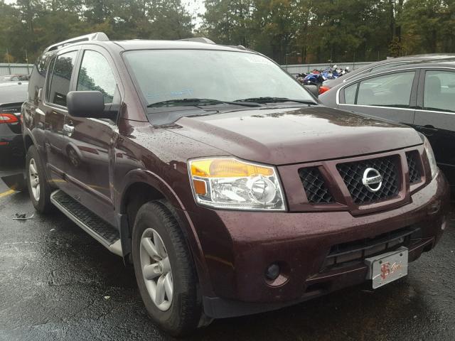 5N1BA0ND0DN600166 - 2013 NISSAN ARMADA SV MAROON photo 1