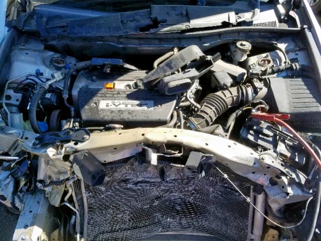 1HGCP26498A043855 - 2008 HONDA ACCORD LXP SILVER photo 7