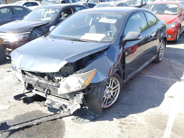 JTKDE167X80253716 - 2008 TOYOTA SCION TC გრაფიტი ფოტო 2