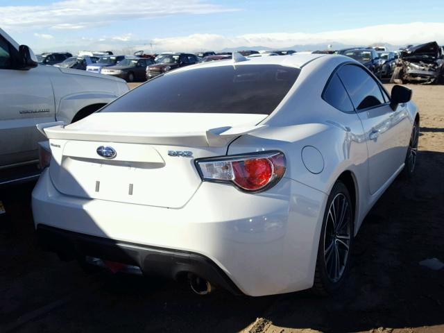 JF1ZCAC18F9607119 - 2015 SUBARU BRZ 2.0 LI WHITE photo 4