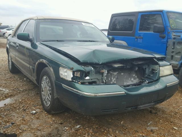 2MEFM74W5YX668152 - 2000 MERCURY GRAND MARQ GREEN photo 1