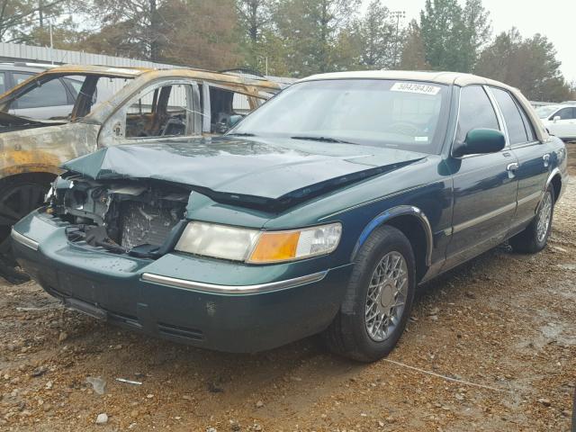 2MEFM74W5YX668152 - 2000 MERCURY GRAND MARQ GREEN photo 2