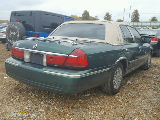 2MEFM74W5YX668152 - 2000 MERCURY GRAND MARQ GREEN photo 4