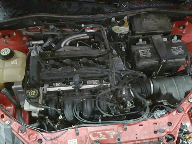 1FAHP34NX7W168831 - 2007 FORD FOCUS ZX4 RED photo 7